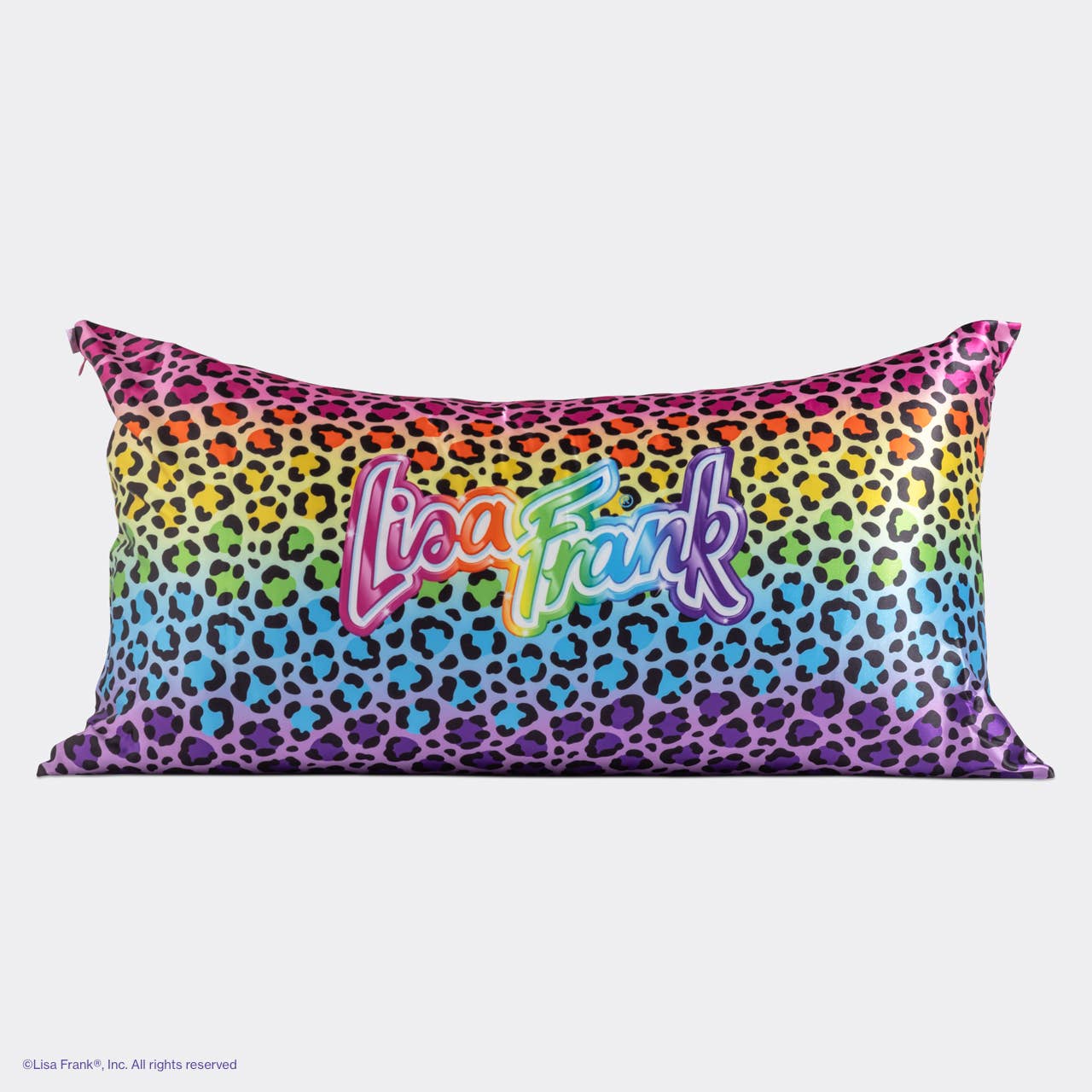 Lisa Frank x Kitsch King Satin Pillowcase - Rainbow Leopard